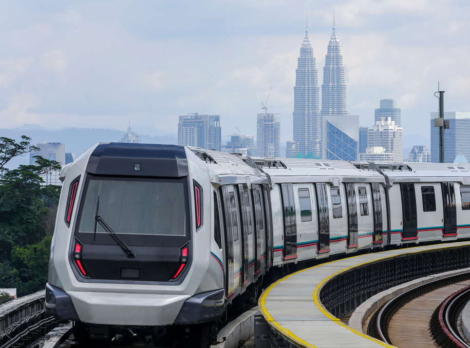 Malaysia MRT train